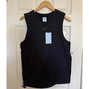 Nike x NOCTA Men’s XS NRG Woven Black Pullover Golf Vest Jacket DJ5582-010 NEW